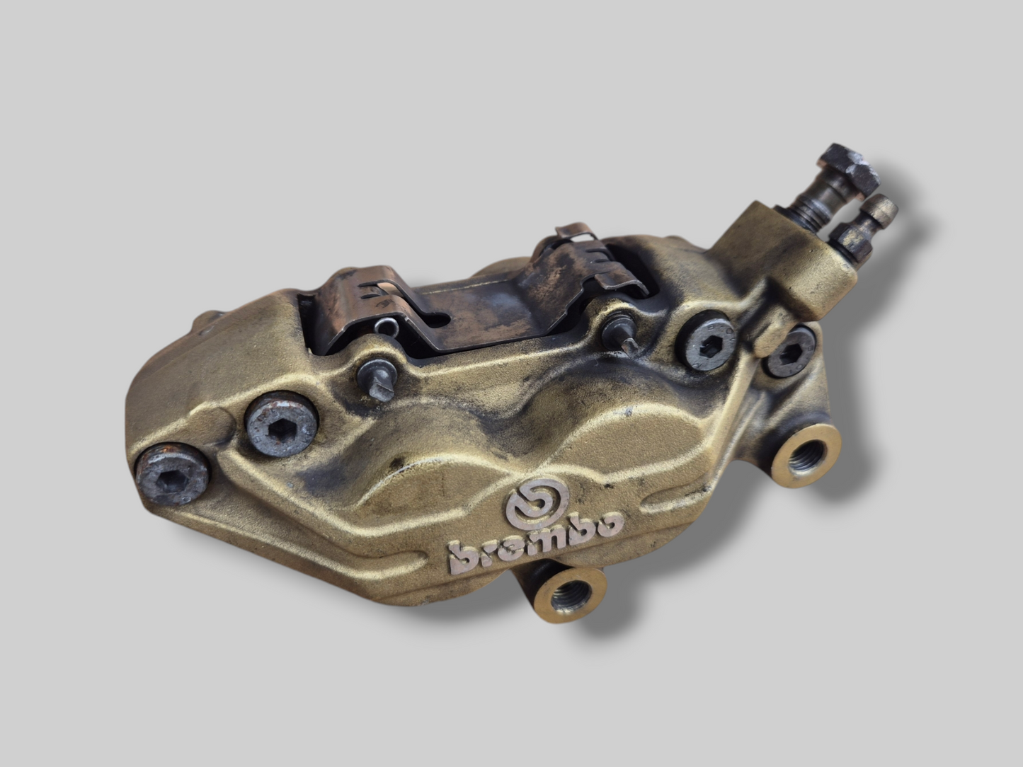 REMKLAUW LINKSVOOR BREMBO P4 GOUD AP8113971 Aprilia RSV Mille 98-03 / Tuono 02-05