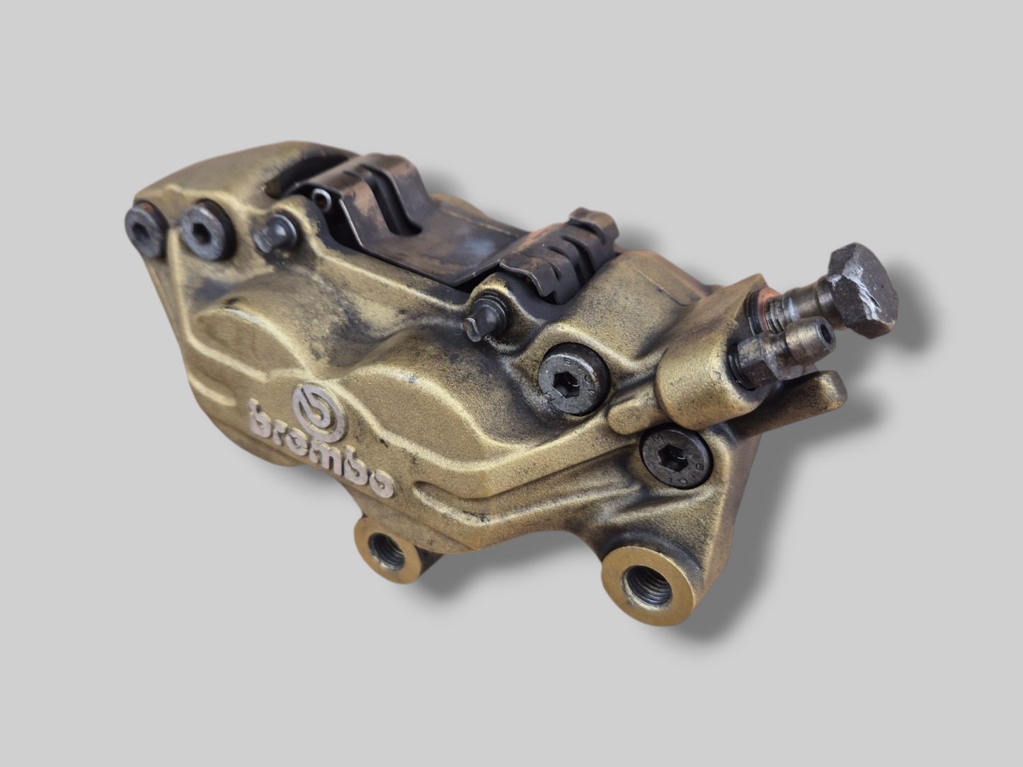 REMKLAUW LINKSVOOR BREMBO P4 GOUD AP8113971 Aprilia RSV Mille 98-03 / Tuono 02-05