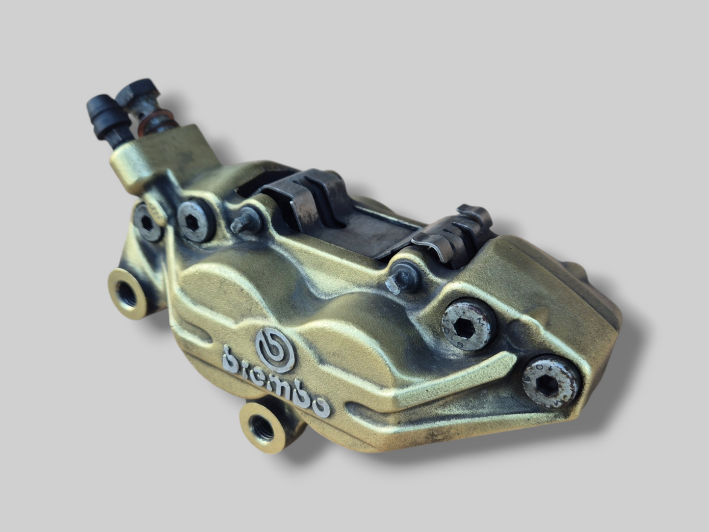 REMKLAUW LINKSVOOR BREMBO P4 GOUD AP8113971 Aprilia RSV Mille 98-03 / Tuono 02-05