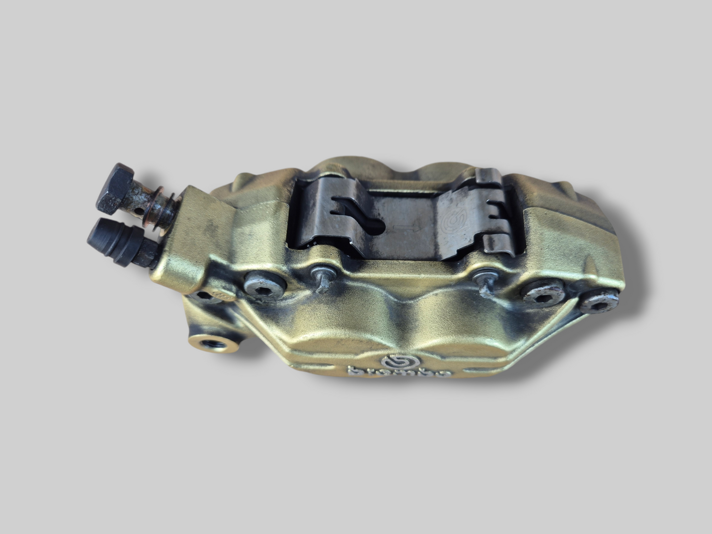 REMKLAUW LINKSVOOR BREMBO P4 GOUD AP8113971 Aprilia RSV Mille 98-03 / Tuono 02-05