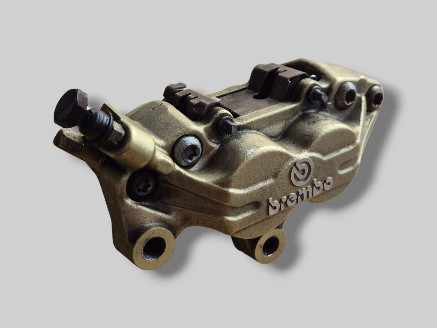 FRONT LEFT BRAKE CALIPER BREMBO P2 GOLD AP8113893 Aprilia RSV Mille 98-03 / Tuono 02-05