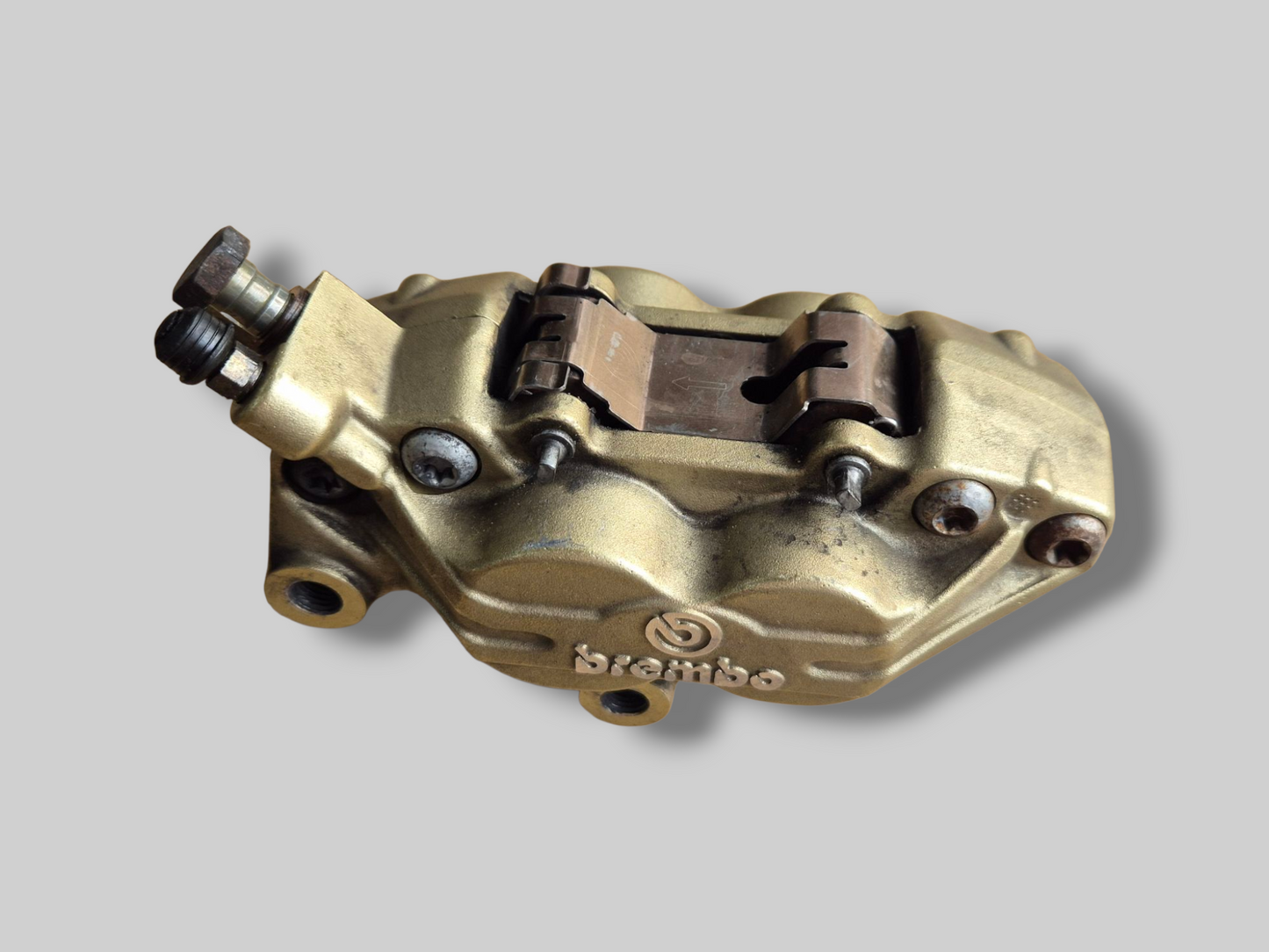 FRONT LEFT BRAKE CALIPER BREMBO P2 GOLD AP8113893 Aprilia RSV Mille 98-03 / Tuono 02-05