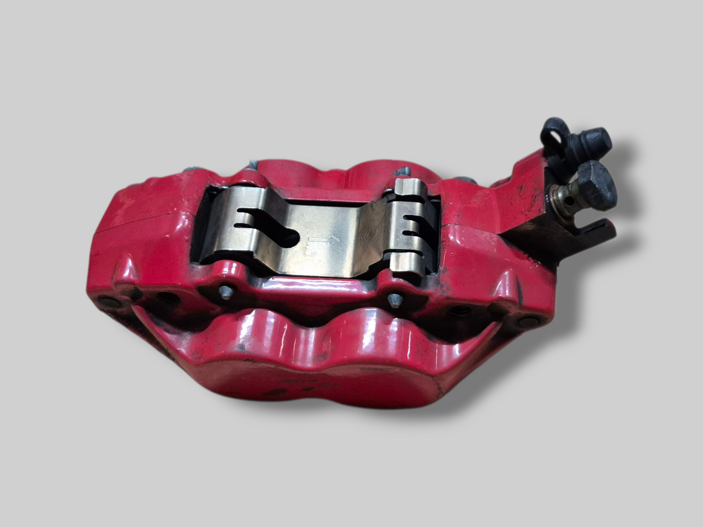 FRONT LEFT BRAKE CALIPER BREMBO P2 RED AP8113775 Aprilia RSV Mille 98-03 / Tuono 02-05