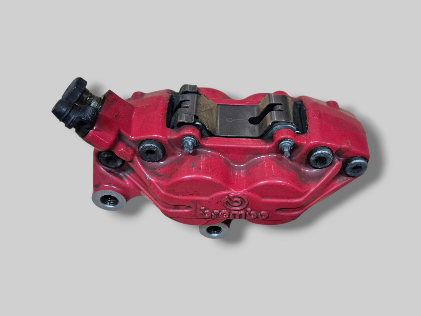 FRONT LEFT BRAKE CALIPER BREMBO P2 RED AP8113775 Aprilia RSV Mille 98-03 / Tuono 02-05
