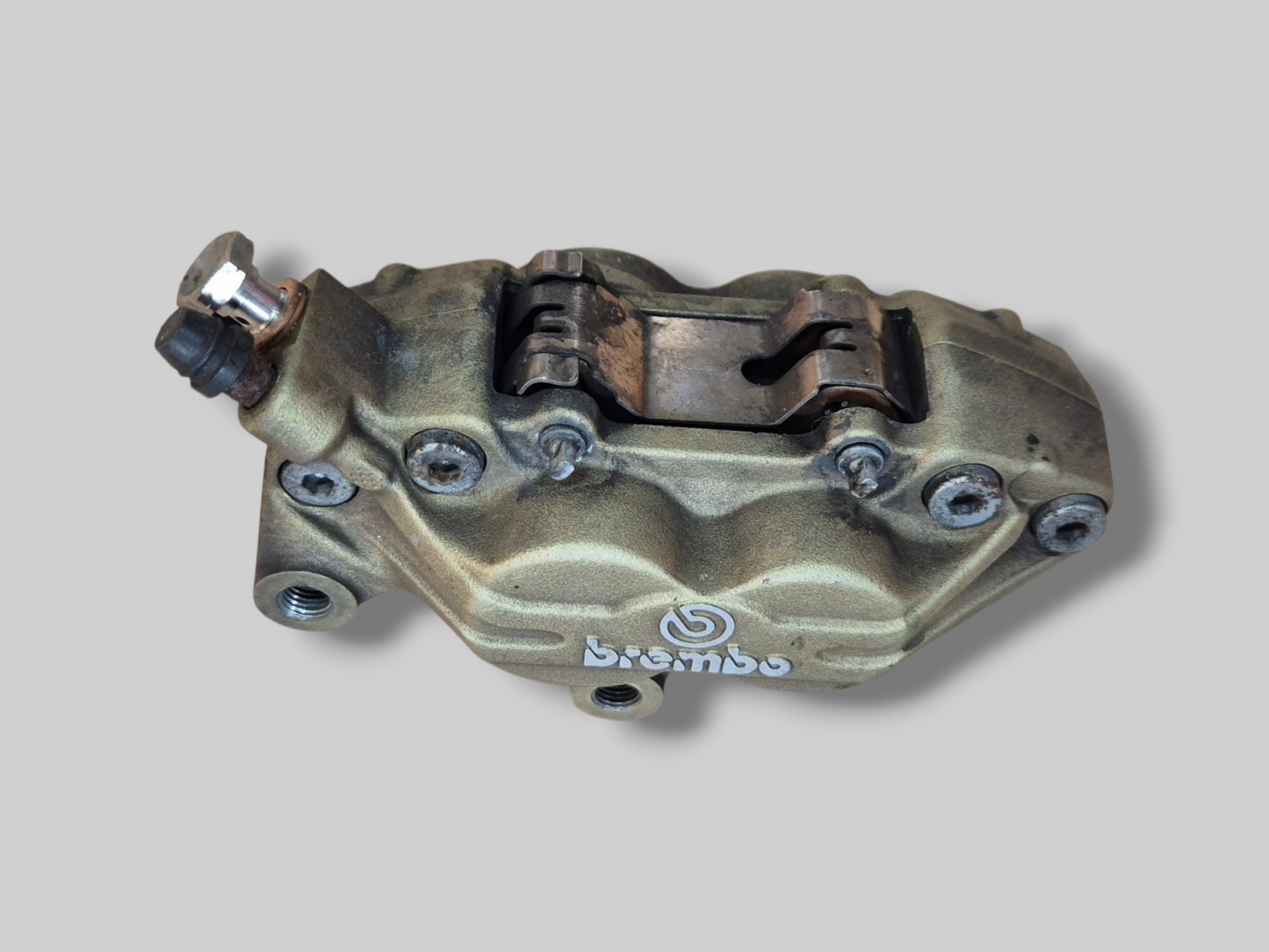 REMKLAUW LINKSVOOR BREMBO P4 GOUD AP8113971 Aprilia RSV Mille 98-03 / Tuono 02-05