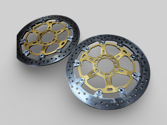 REMKLAUW VOOR RECHTS BREMBO P4 GOUD AP8113970 Aprilia RSV Mille 98-03 / Tuono 02-05