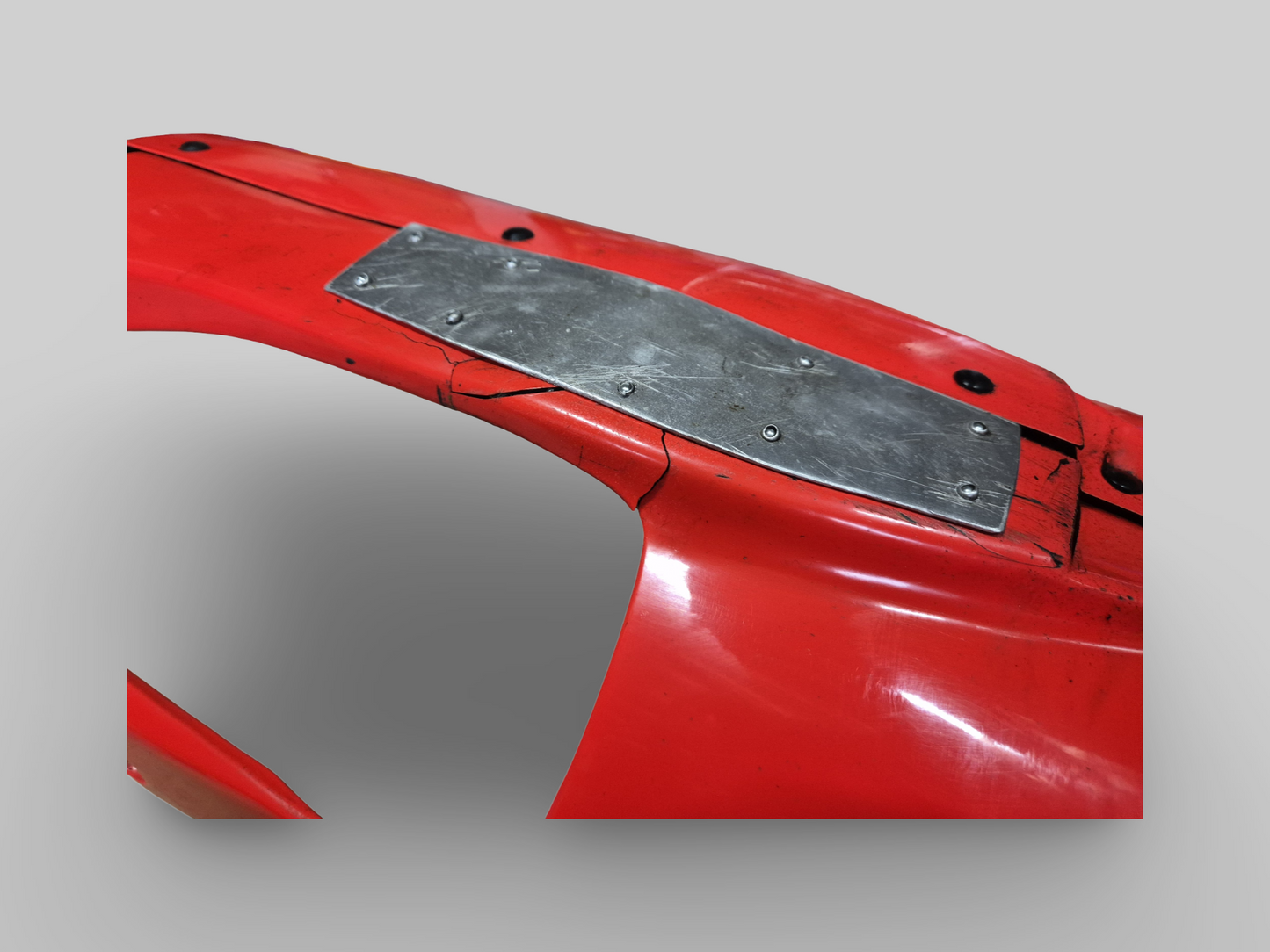 BELLYPAN DIABLO NOIR FLUO ROUGE AP8148836 AP8158607 Aprilia RSV Mille 1998-2003 