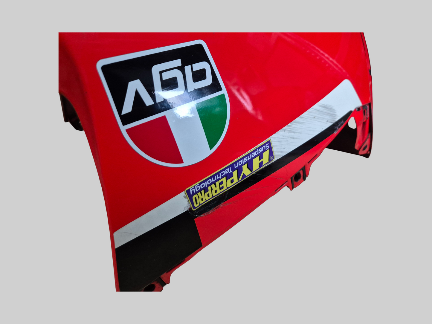 BELLYPAN DIABLO NOIR FLUO ROUGE AP8148836 AP8158607 Aprilia RSV Mille 1998-2003 