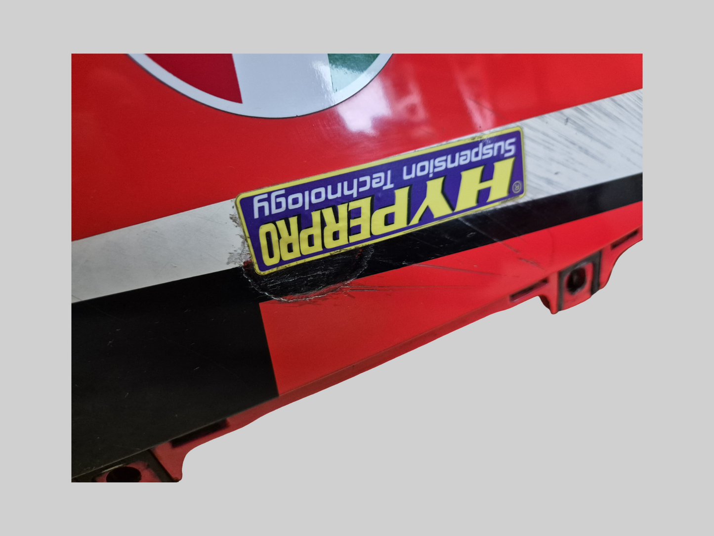 BELLYPAN DIABLO NOIR FLUO ROUGE AP8148836 AP8158607 Aprilia RSV Mille 1998-2003 