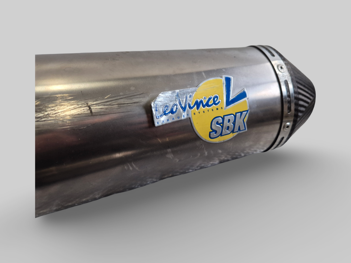 LEOVINCE SBK TITANIUM EXHAUST SLIP-ON SET Aprilia RSV1000R 04-09 / Tuono 1000R 06-09