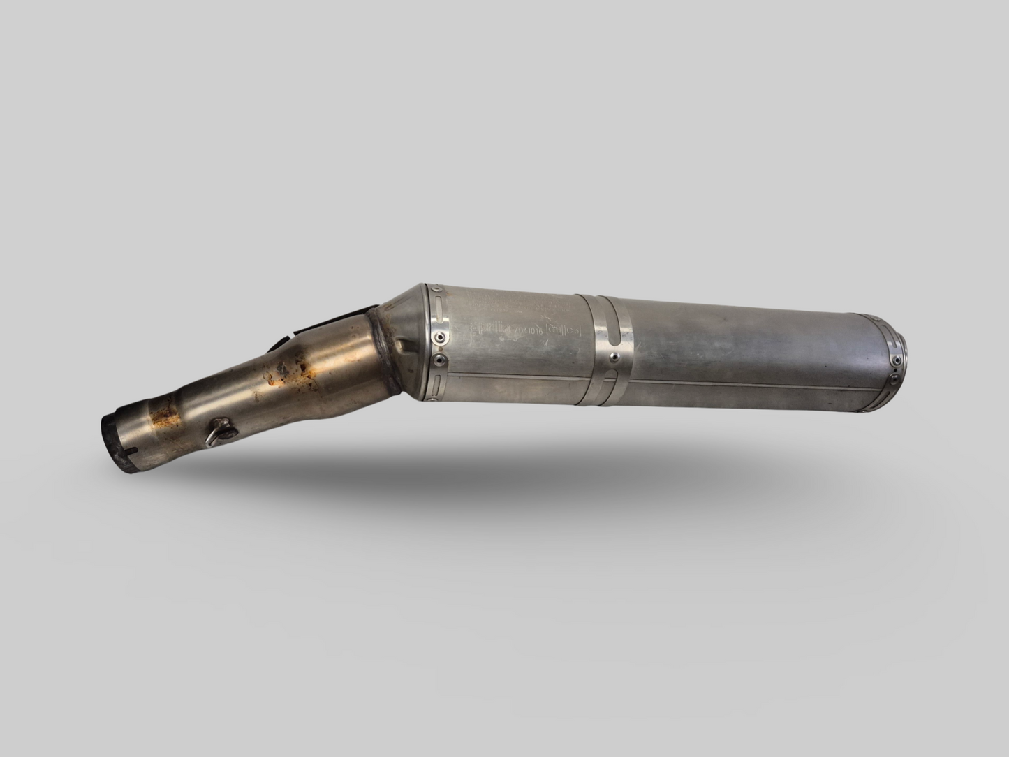 LEFT ORIGINAL EXHAUST CAN MUFFLER 856535 Aprilia RSV1000R 04-10 / Tuono 1000R 06-10