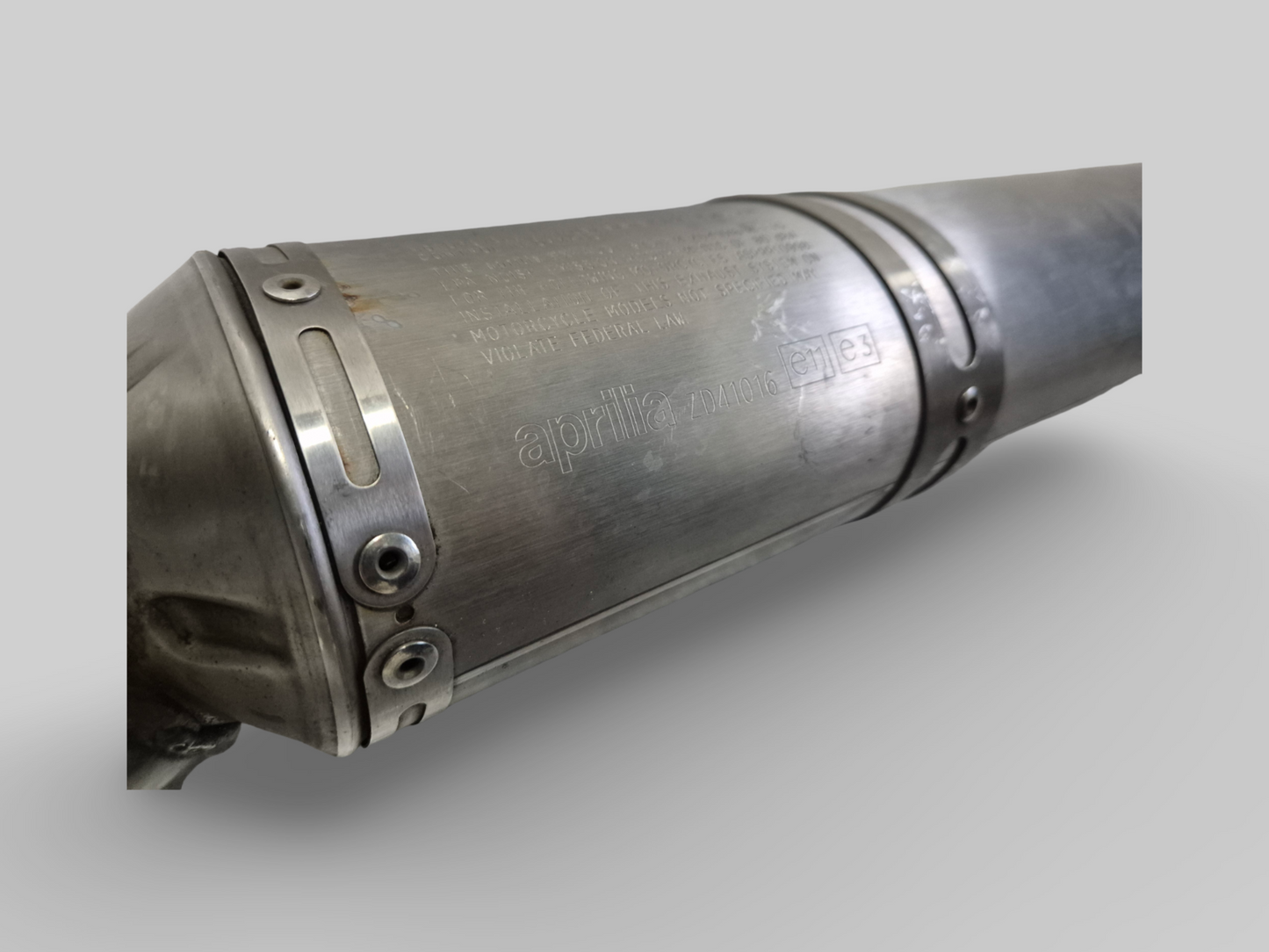 LEFT ORIGINAL EXHAUST CAN MUFFLER 856535 Aprilia RSV1000R 04-10 / Tuono 1000R 06-10