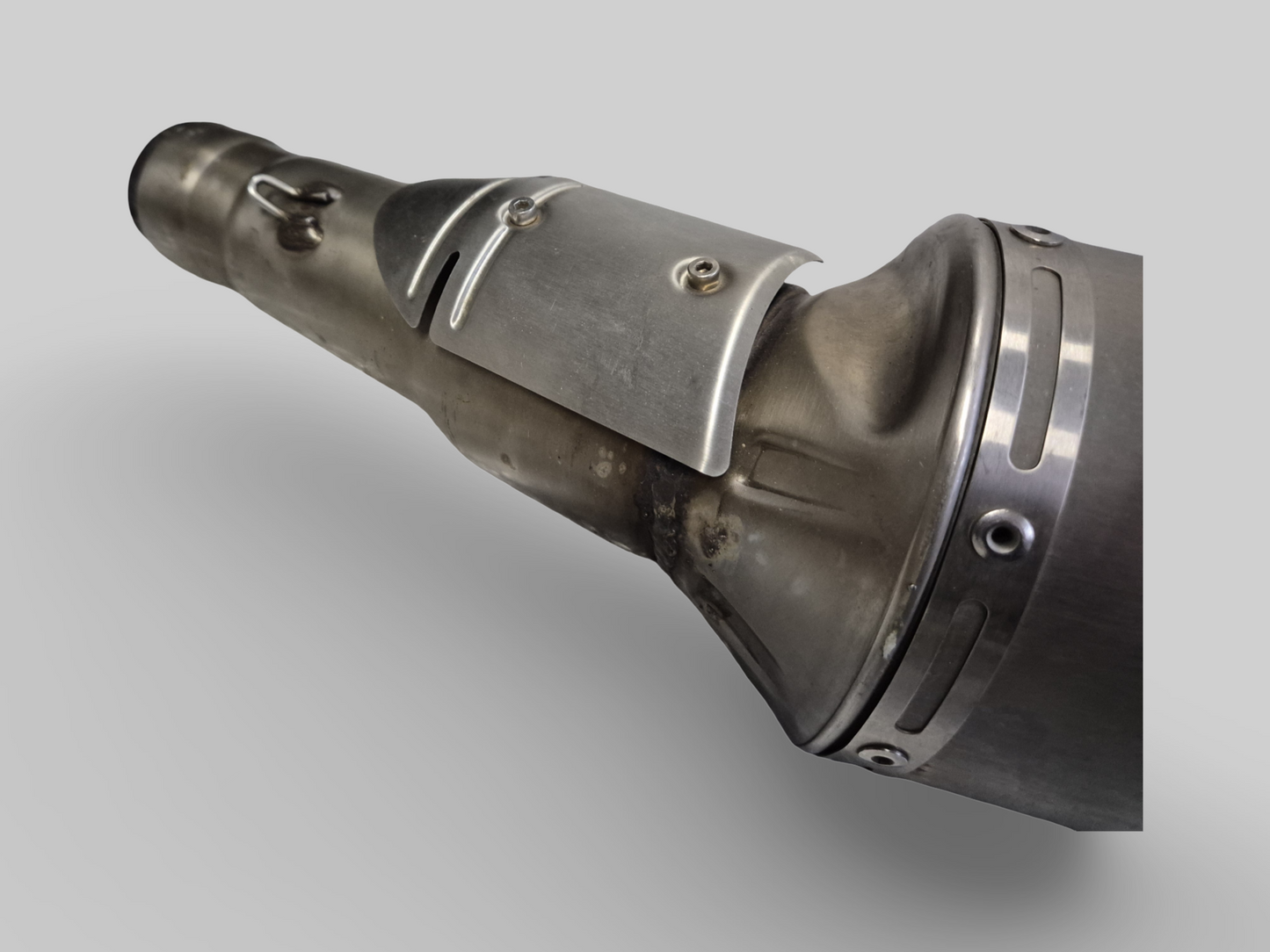 LEFT ORIGINAL EXHAUST CAN MUFFLER 856535 Aprilia RSV1000R 04-10 / Tuono 1000R 06-10