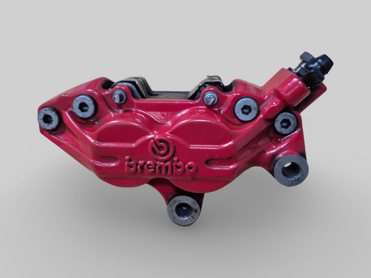 FRONT RIGHT BRAKE CALIPER BREMBO P2 RED AP8113774 Aprilia RSV Mille 98-03 / Tuono 02-05