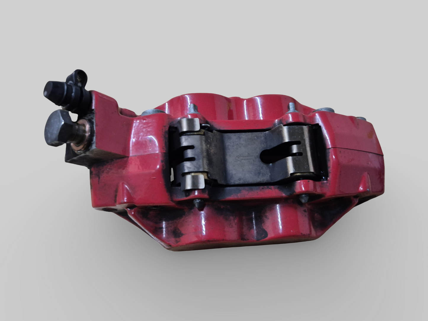 FRONT RIGHT BRAKE CALIPER BREMBO P2 RED AP8113774 Aprilia RSV Mille 98-03 / Tuono 02-05