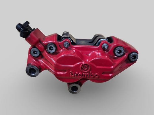 FRONT LEFT BRAKE CALIPER BREMBO P2 RED AP8113775 Aprilia RSV Mille 98-03 / Tuono 02-05