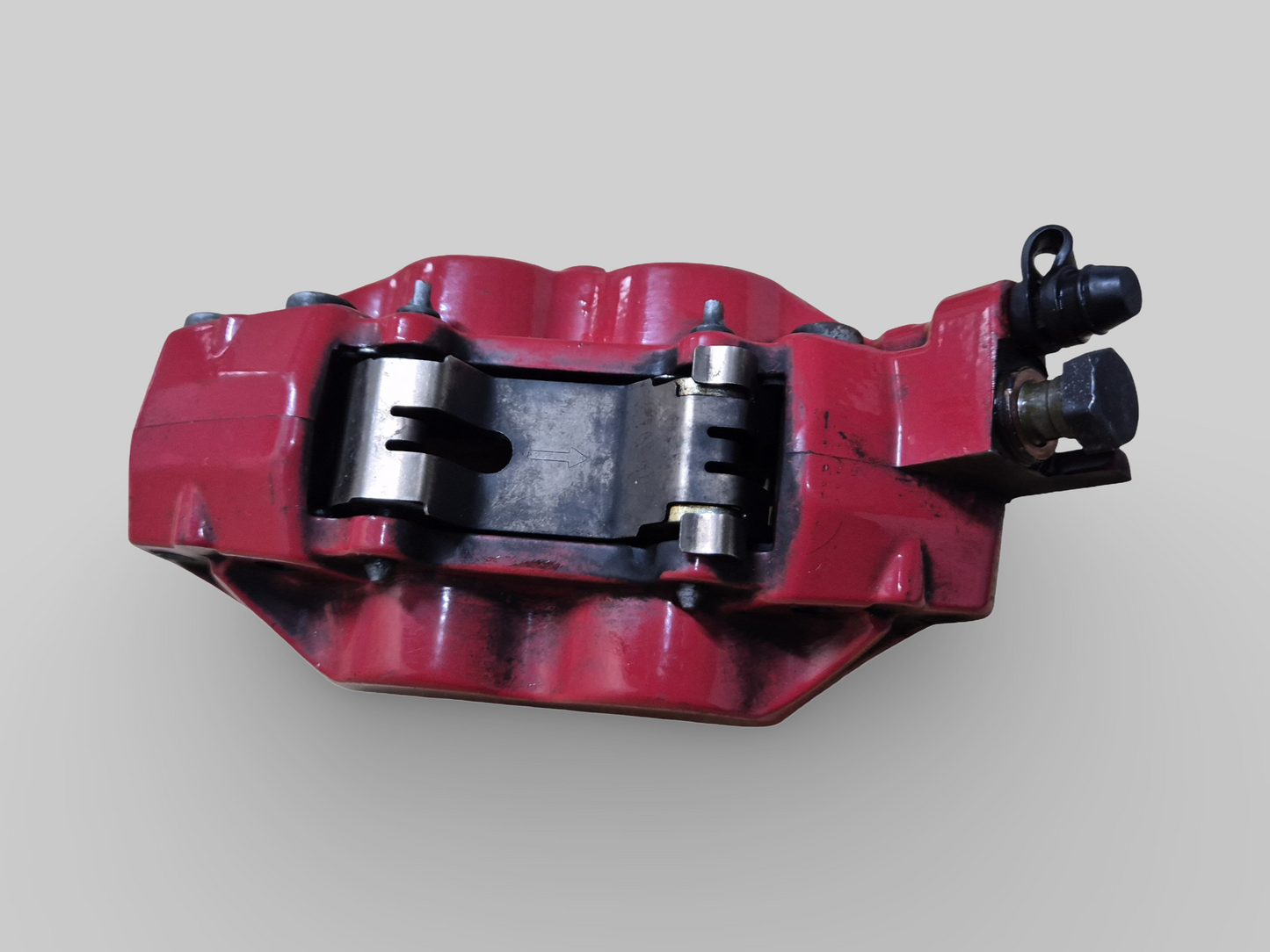 FRONT LEFT BRAKE CALIPER BREMBO P2 RED AP8113775 Aprilia RSV Mille 98-03 / Tuono 02-05