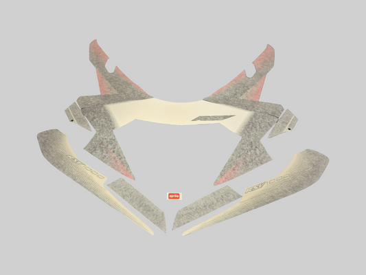 FRONT FAIRING DECAL KIT RSV MILLE 2003 RED AP8177423 Aprilia RSV Mille 2003
