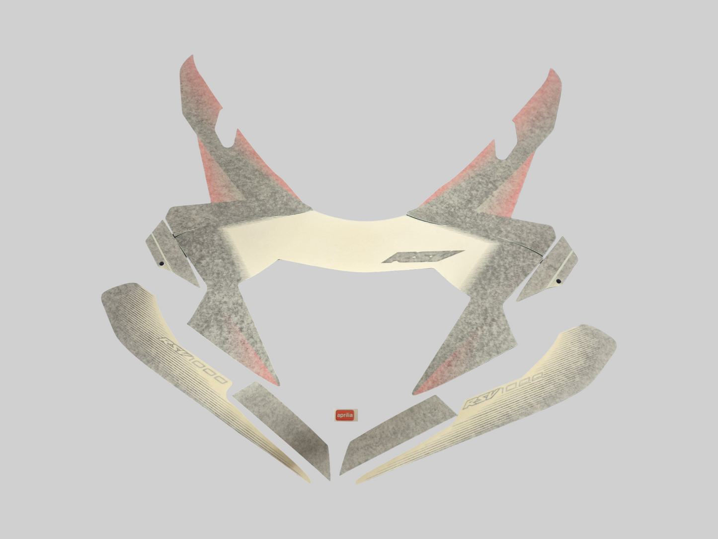 AUTOCOLLANT CARÉNAGE LATÉRAL RSV NOIR Aprilia RSV Mille 2003 