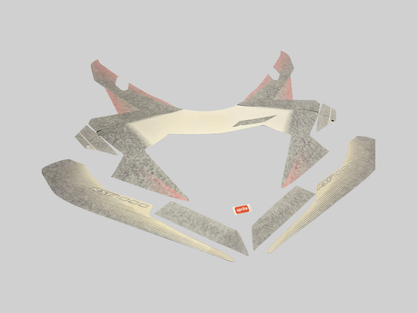 AUTOCOLLANT CARÉNAGE LATÉRAL RSV NOIR Aprilia RSV Mille 2003 