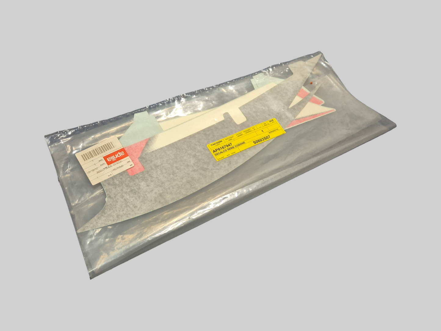 TAIL FAIRING DECAL KIT 2002 RSV MILLE INCOMPLETE AP8167947 Aprilia RSV Mille 2002