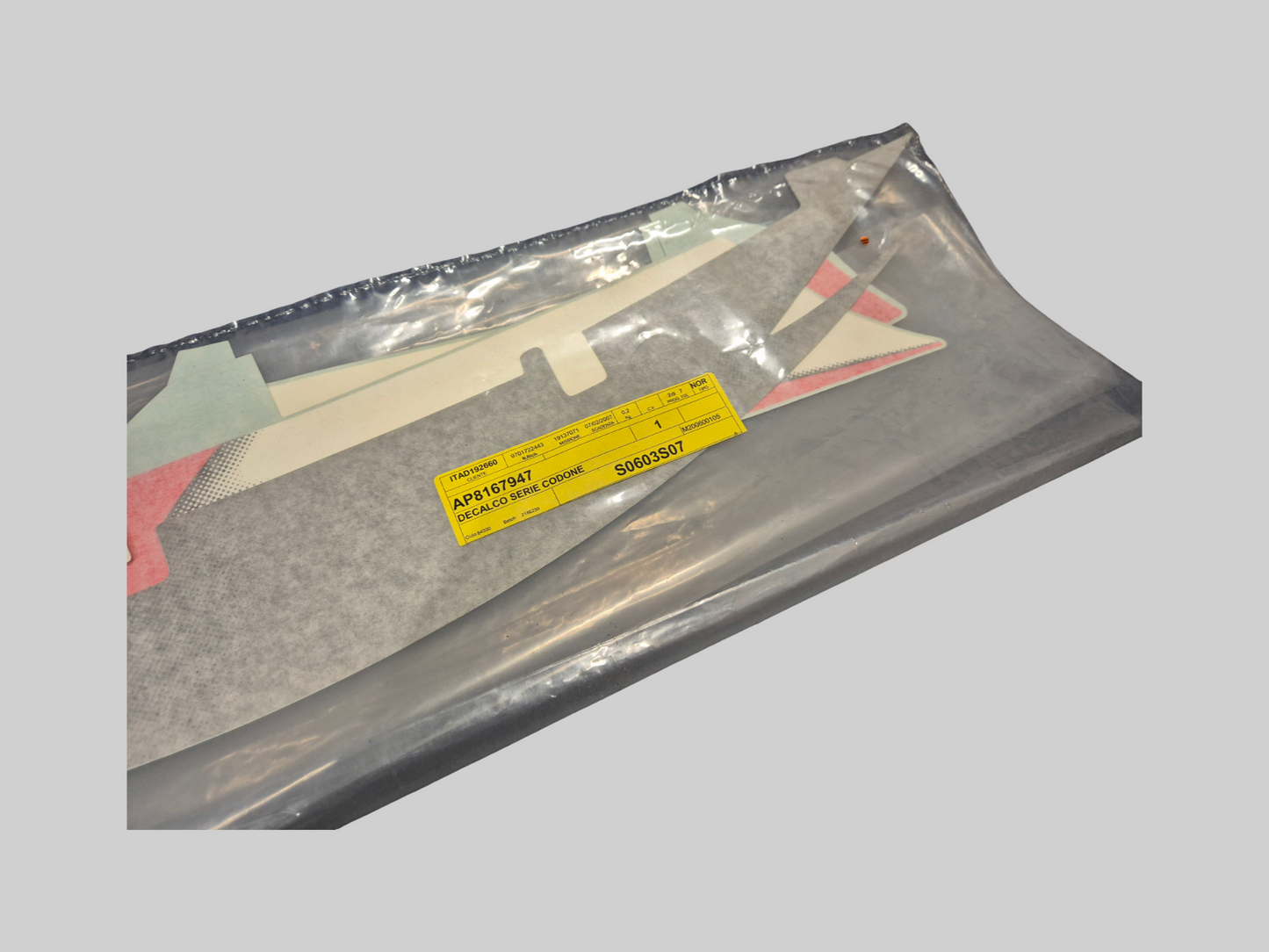 TAIL FAIRING DECAL KIT 2002 RSV MILLE INCOMPLETE AP8167947 Aprilia RSV Mille 2002