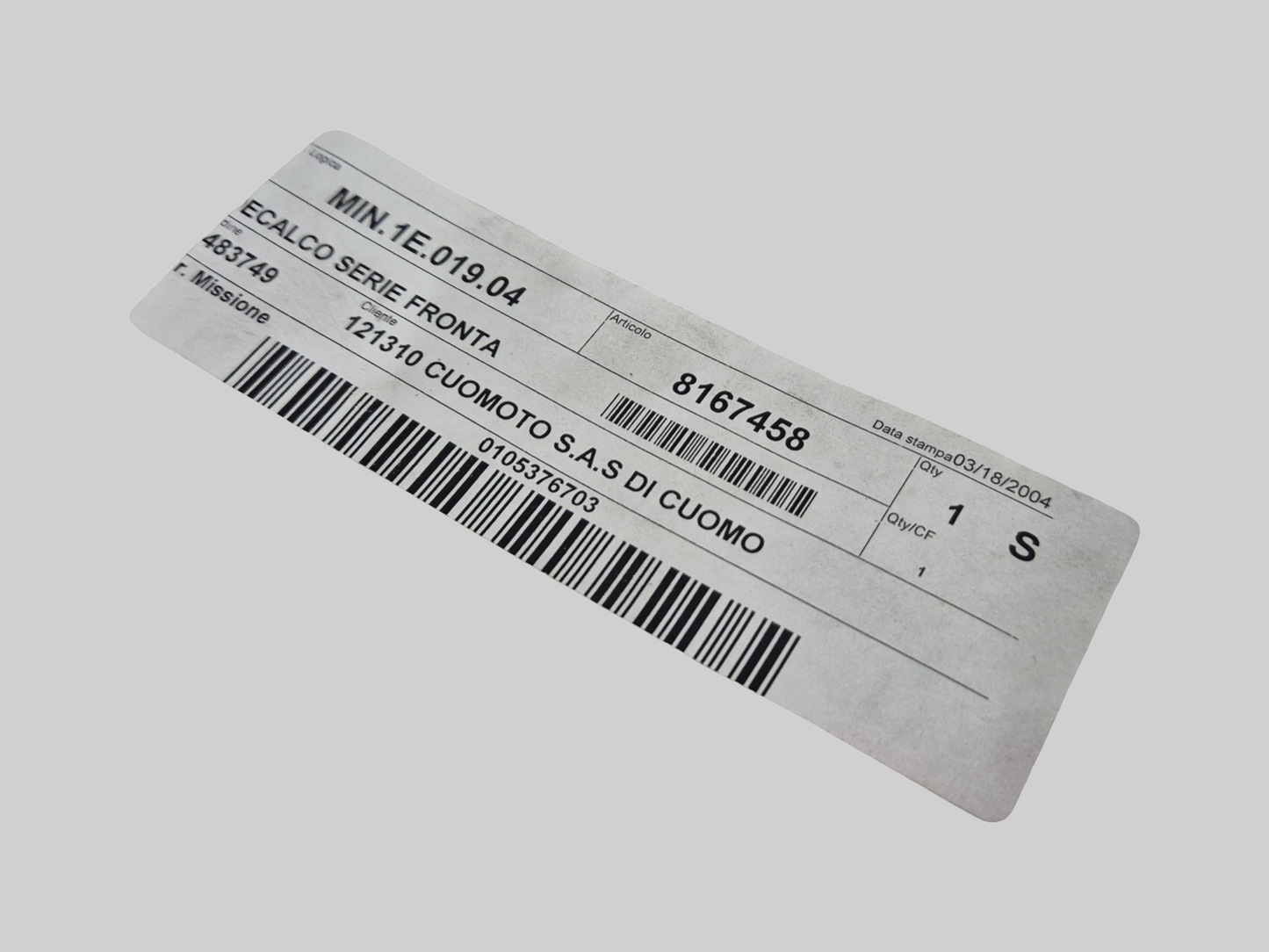 2001 FRONT FAIRING RSV MILLE DIABLO BLACK AP8167458 Aprilia RSV Mille 2001