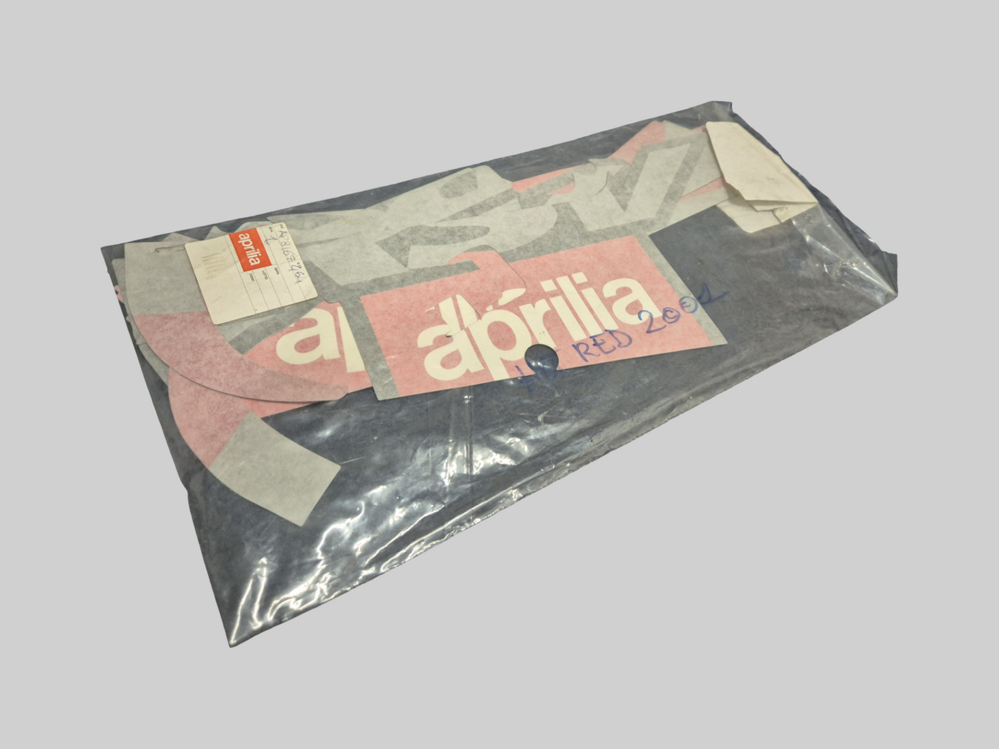 LOWER FRONT SIDE DECAL KIT HOT RED 2001 COMPLETE AP8167464 Aprilia RSV Mille 2001