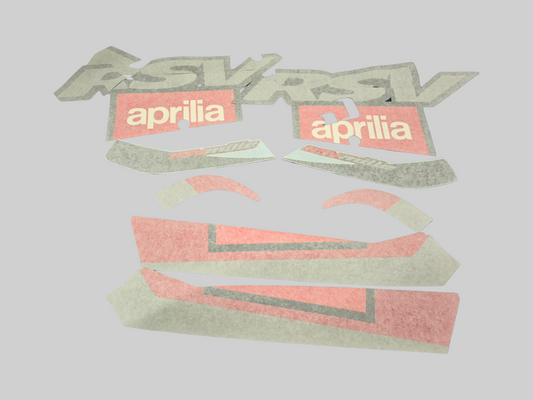 LOWER FRONT SIDE DECAL KIT HOT RED 2001 COMPLETE AP8167464 Aprilia RSV Mille 2001