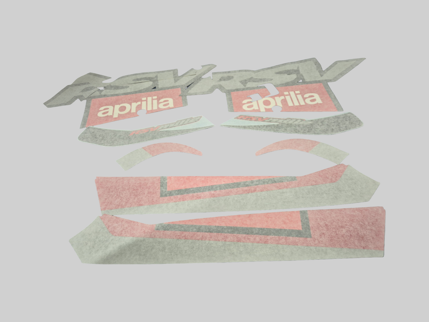 LOWER FRONT SIDE DECAL KIT HOT RED 2001 COMPLETE AP8167464 Aprilia RSV Mille 2001