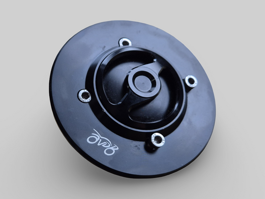 RACING FUEL FILLER CAP BLACK Aprilia RSV1000R 04-09 / Tuono 1000R 06-09