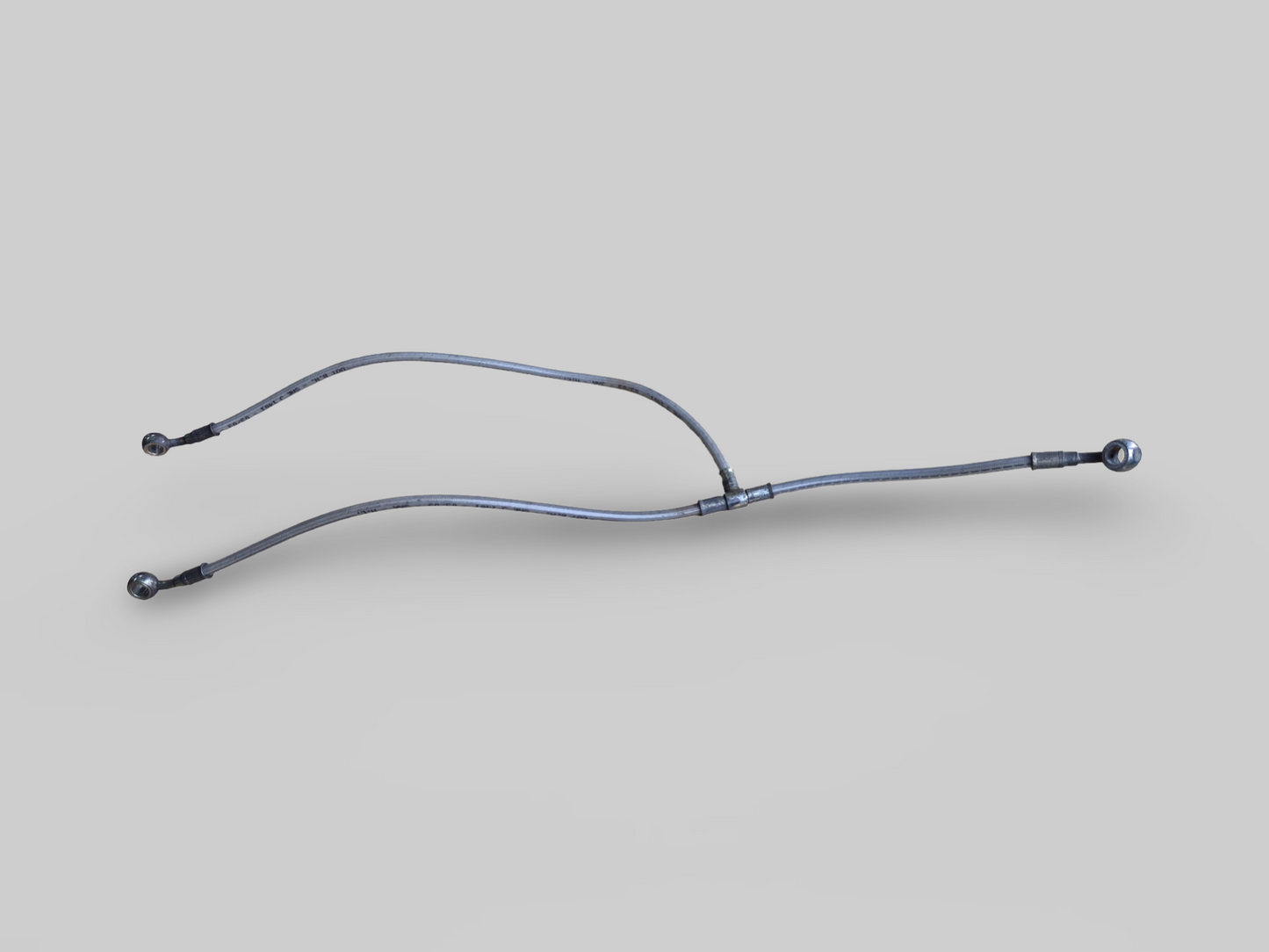 Tuyau de conduite de frein tressé en acier avant, jonction en T AP8113976 Aprilia RSV Mille 98-03 