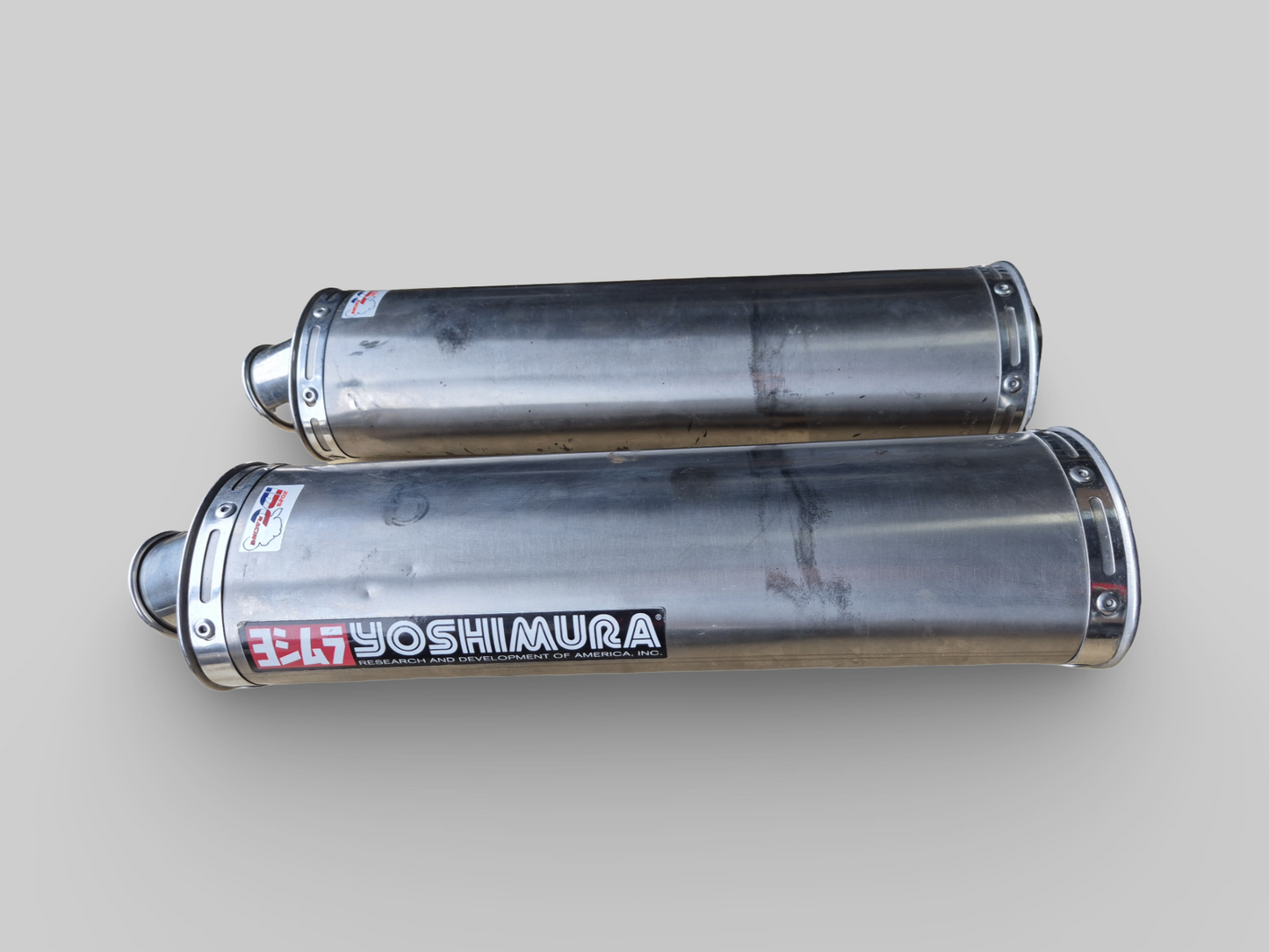 YOSHIMURA HIGH-MOUNT EXHAUST SLIP-ON DUAL SET Aprilia RSV1000R 04-09 / RSV TUONO 1000R 06-09