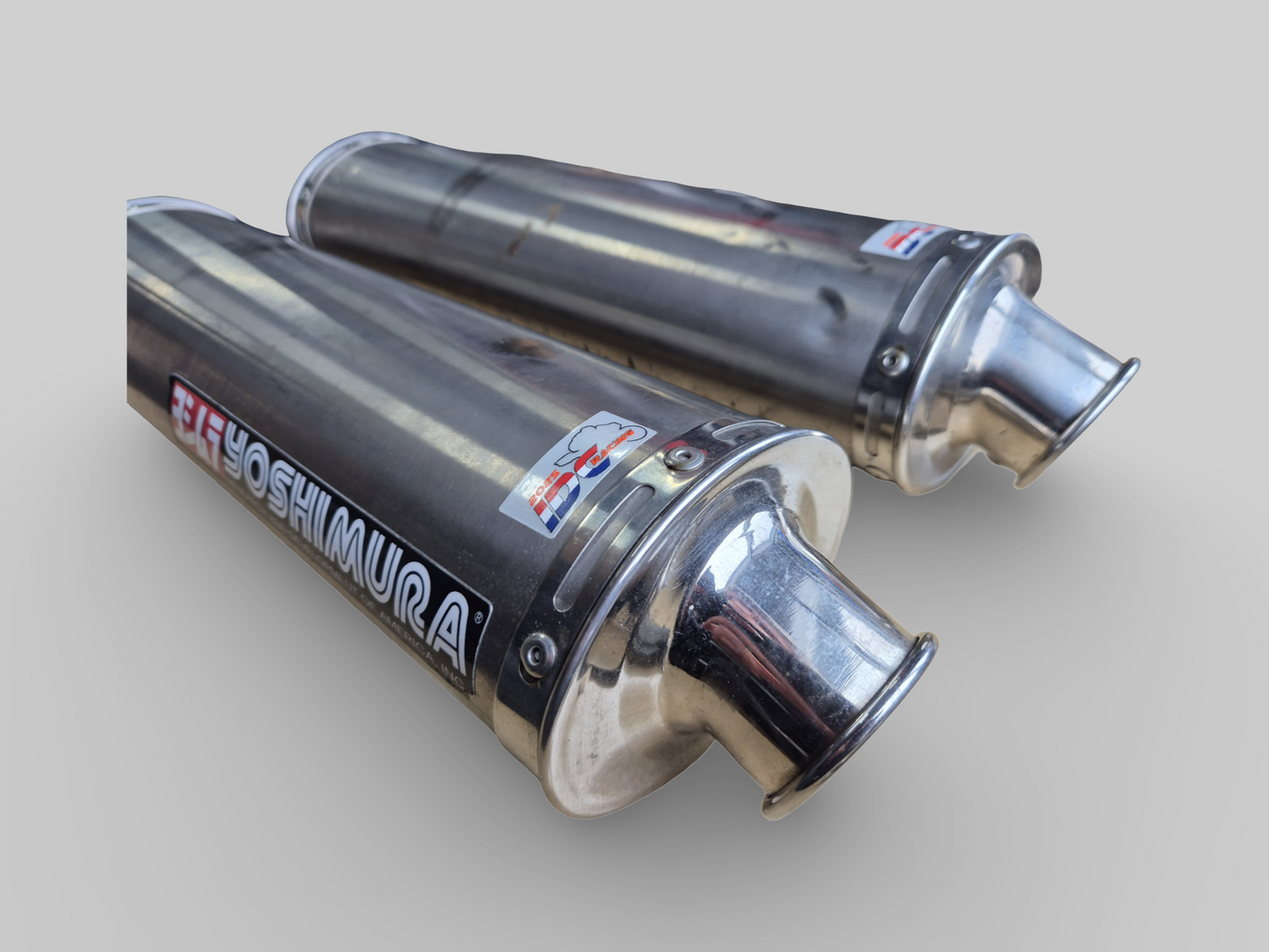 YOSHIMURA HIGH-MOUNT EXHAUST SLIP-ON DUAL SET Aprilia RSV1000R 04-09 / RSV TUONO 1000R 06-09