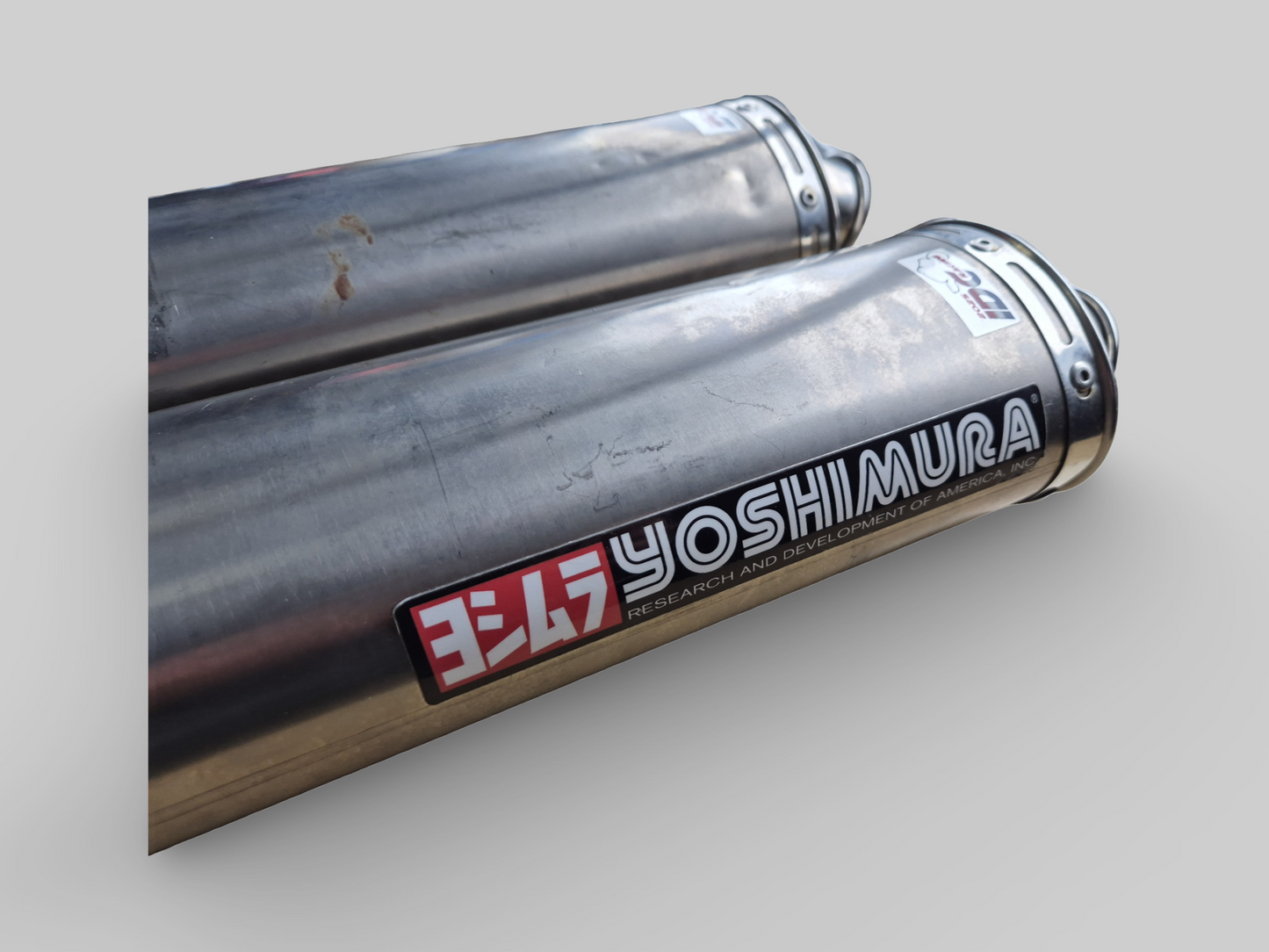 YOSHIMURA HIGH-MOUNT EXHAUST SLIP-ON DUAL SET Aprilia RSV1000R 04-09 / RSV TUONO 1000R 06-09
