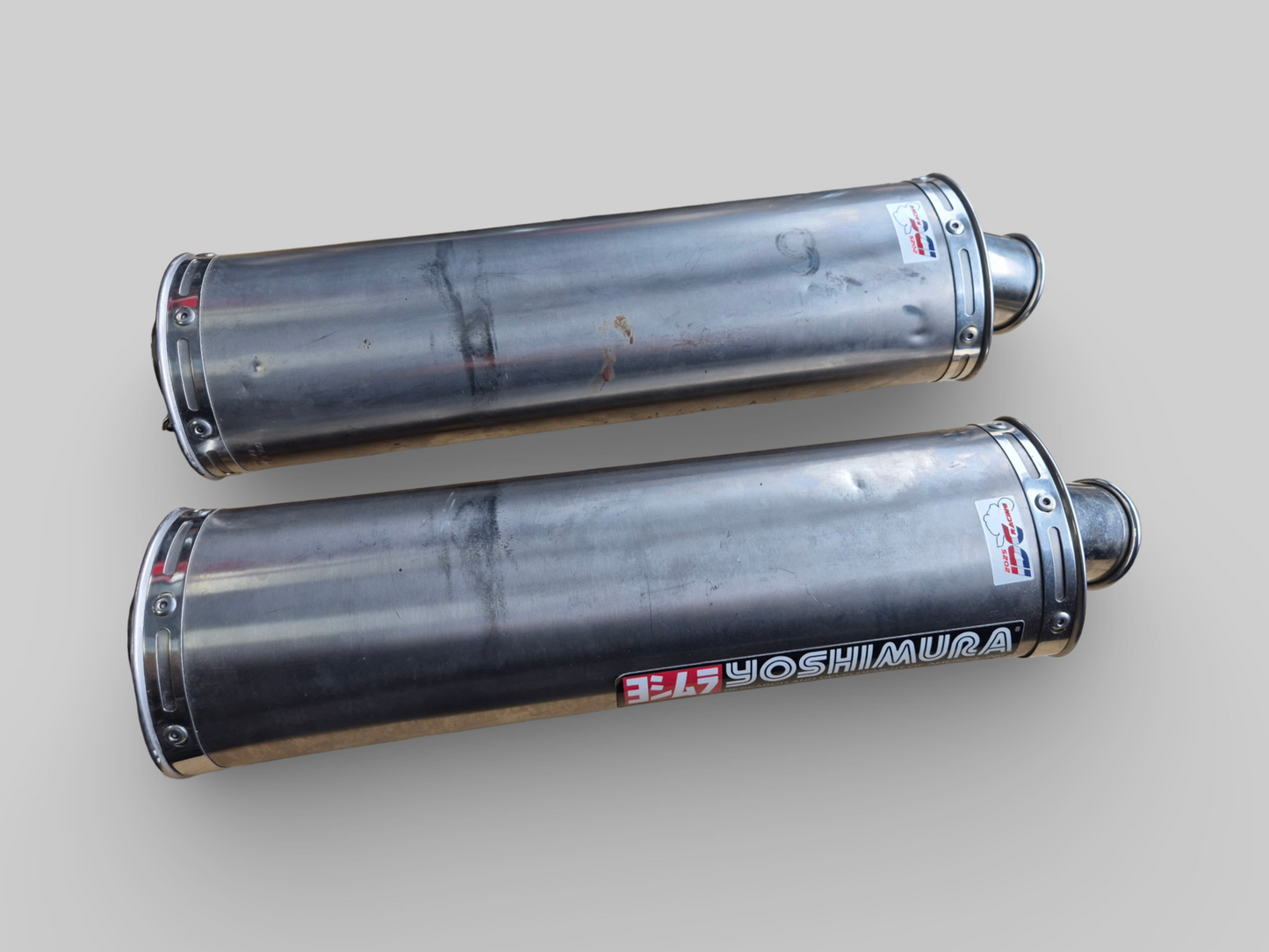 YOSHIMURA HIGH-MOUNT EXHAUST SLIP-ON DUAL SET Aprilia RSV1000R 04-09 / RSV TUONO 1000R 06-09