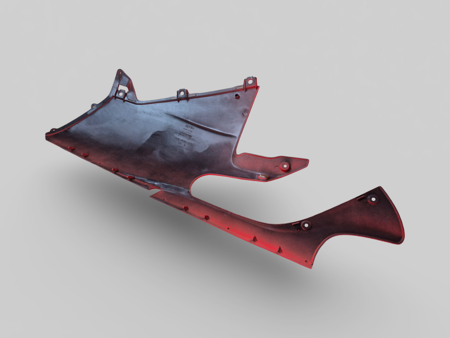 BELLYPAN FLUO RED DIABLO BLACK [2001-2002] AP8148836 AP8148835 Aprilia RSV Mille 1998-2003
