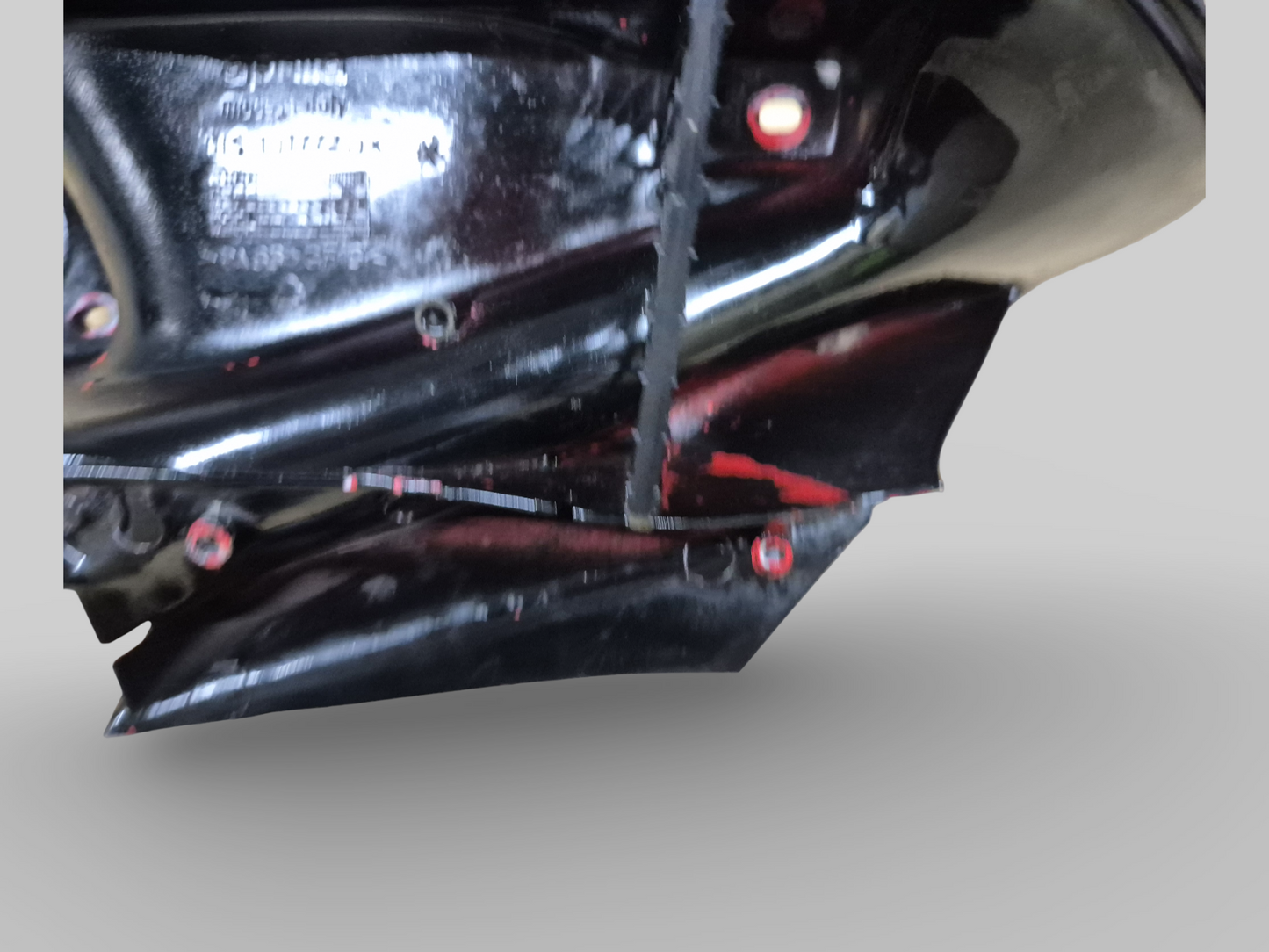 CARÉNAGE DE CONDUIT D'AIR INTERNE DROIT, NOIR BRILLANT AP8149277 Aprilia RSV Mille 98-03 