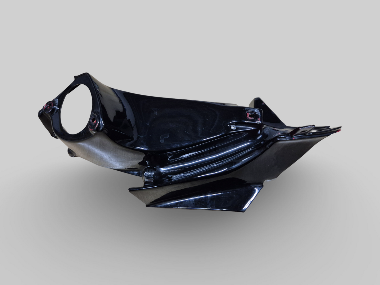 CARÉNAGE DE CONDUIT D'AIR INTÉRIEUR DROITE FAUX CARBONE TREMPÉ Aprilia RSV Mille 98-03 