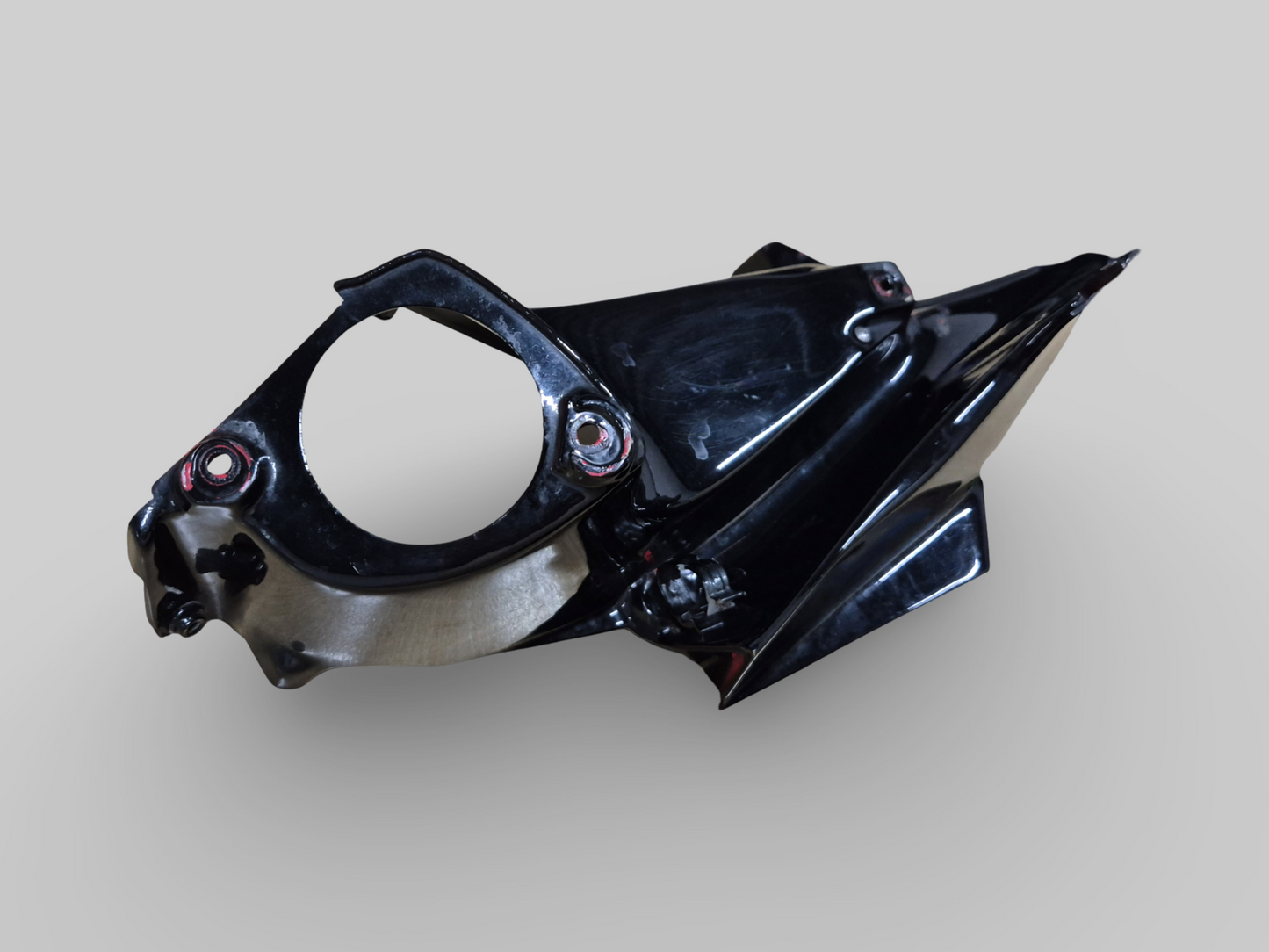 CARÉNAGE DE CONDUIT D'AIR INTÉRIEUR DROITE FAUX CARBONE TREMPÉ Aprilia RSV Mille 98-03 