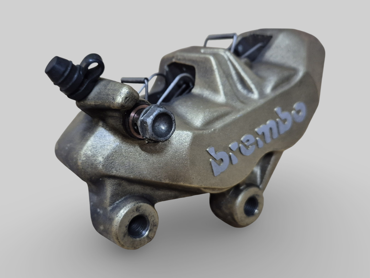 FRONT LEFT-HAND BRAKE CALIPER BREMBO P4 GOLD AP8113971 Aprilia RSV Mille 98-03 / Tuono 02-05