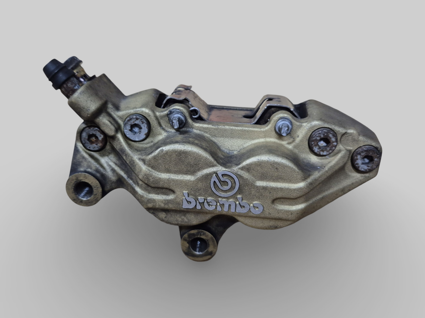 FRONT LEFT BRAKE CALIPER BREMBO P2 GOLD AP8113893 Aprilia RSV Mille 98-03 / Tuono 02-05