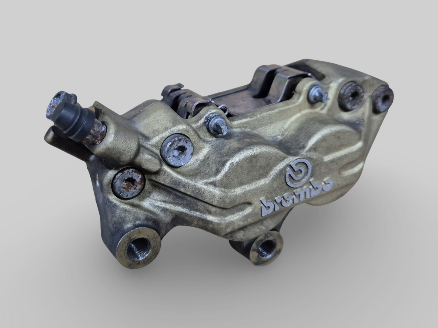 FRONT LEFT BRAKE CALIPER BREMBO P2 GOLD AP8113893 Aprilia RSV Mille 98-03 / Tuono 02-05