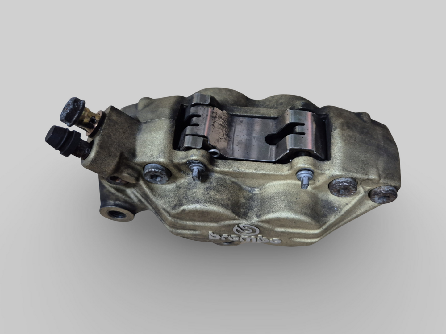 FRONT LEFT BRAKE CALIPER BREMBO P2 GOLD AP8113893 Aprilia RSV Mille 98-03 / Tuono 02-05