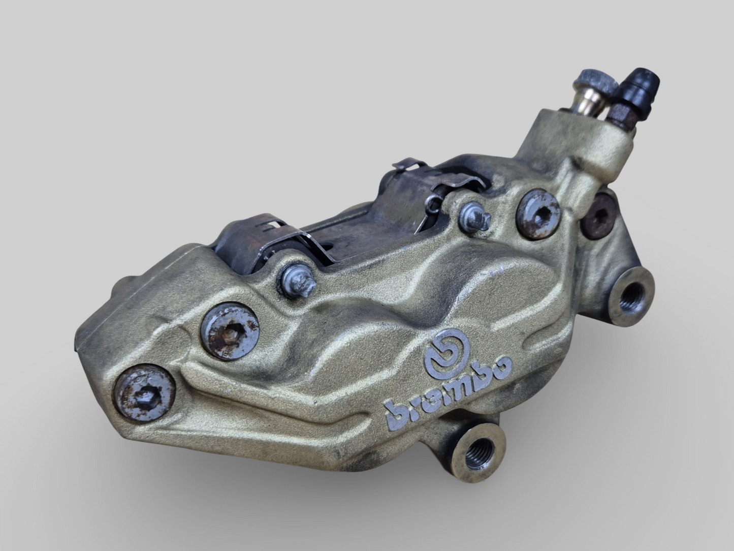FRONT RIGHT BRAKE CALIPER BREMBO P2 GOLD AP8113892 Aprilia RSV Mille 98-03 / Tuono 02-05