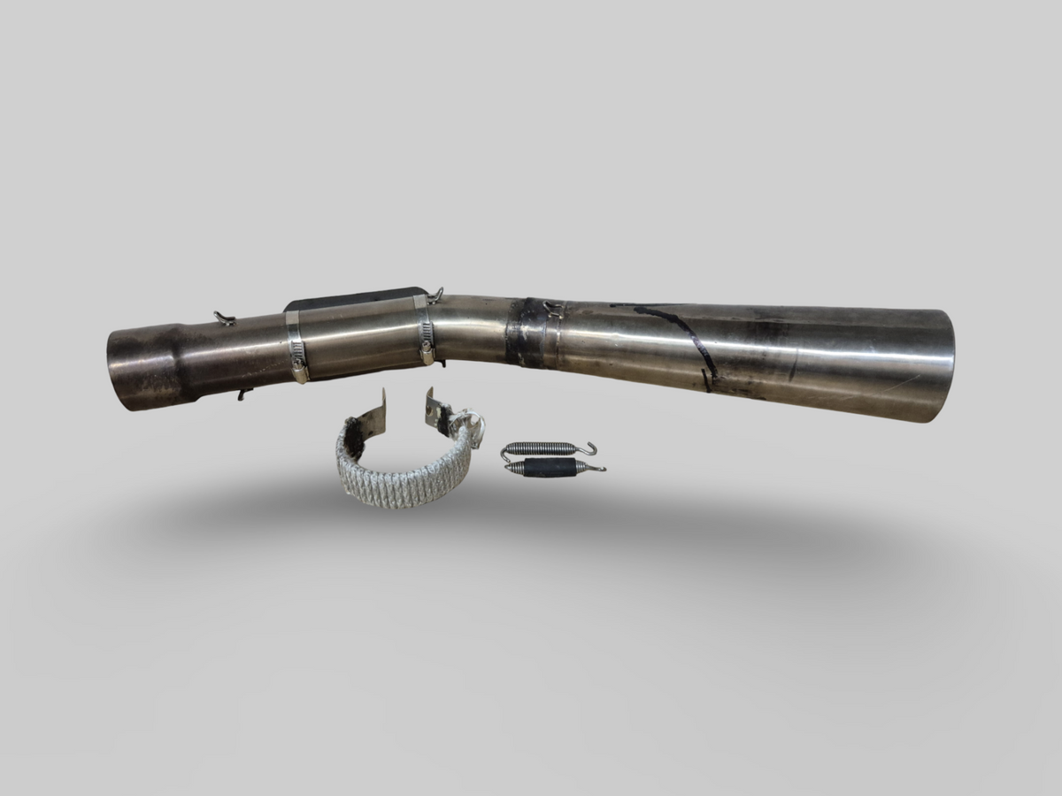 UNBRANDED EXHAUST SLIP-ON W/ LINKPIPE Aprilia RSV Mille 98-03 / Tuono 02-05