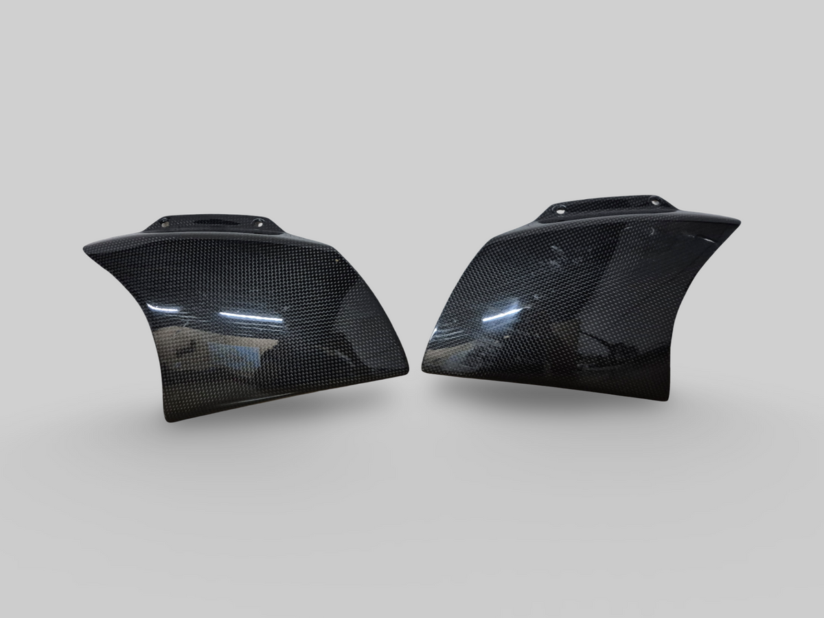 LEFT AND RIGHT CARBON BAFFLE WIND DEFLECTORS Aprilia RSV Mille (R) 2001-2003