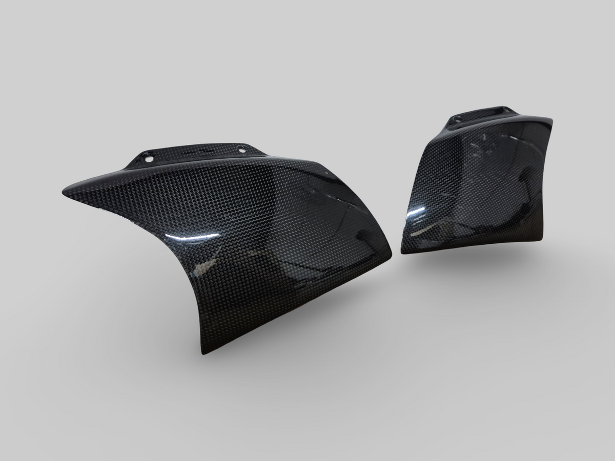 LEFT AND RIGHT CARBON BAFFLE WIND DEFLECTORS Aprilia RSV Mille (R) 2001-2003