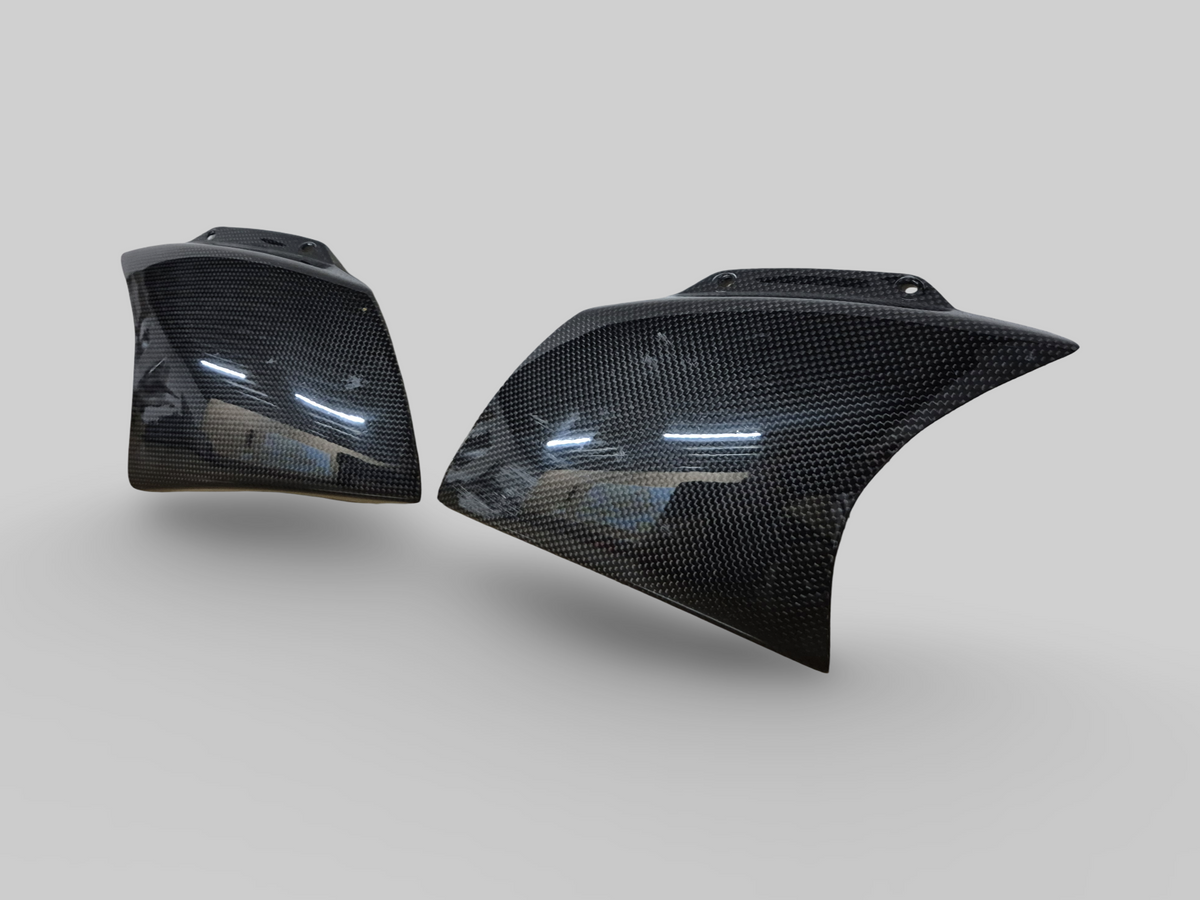 LEFT AND RIGHT CARBON BAFFLE WIND DEFLECTORS Aprilia RSV Mille (R) 2001-2003