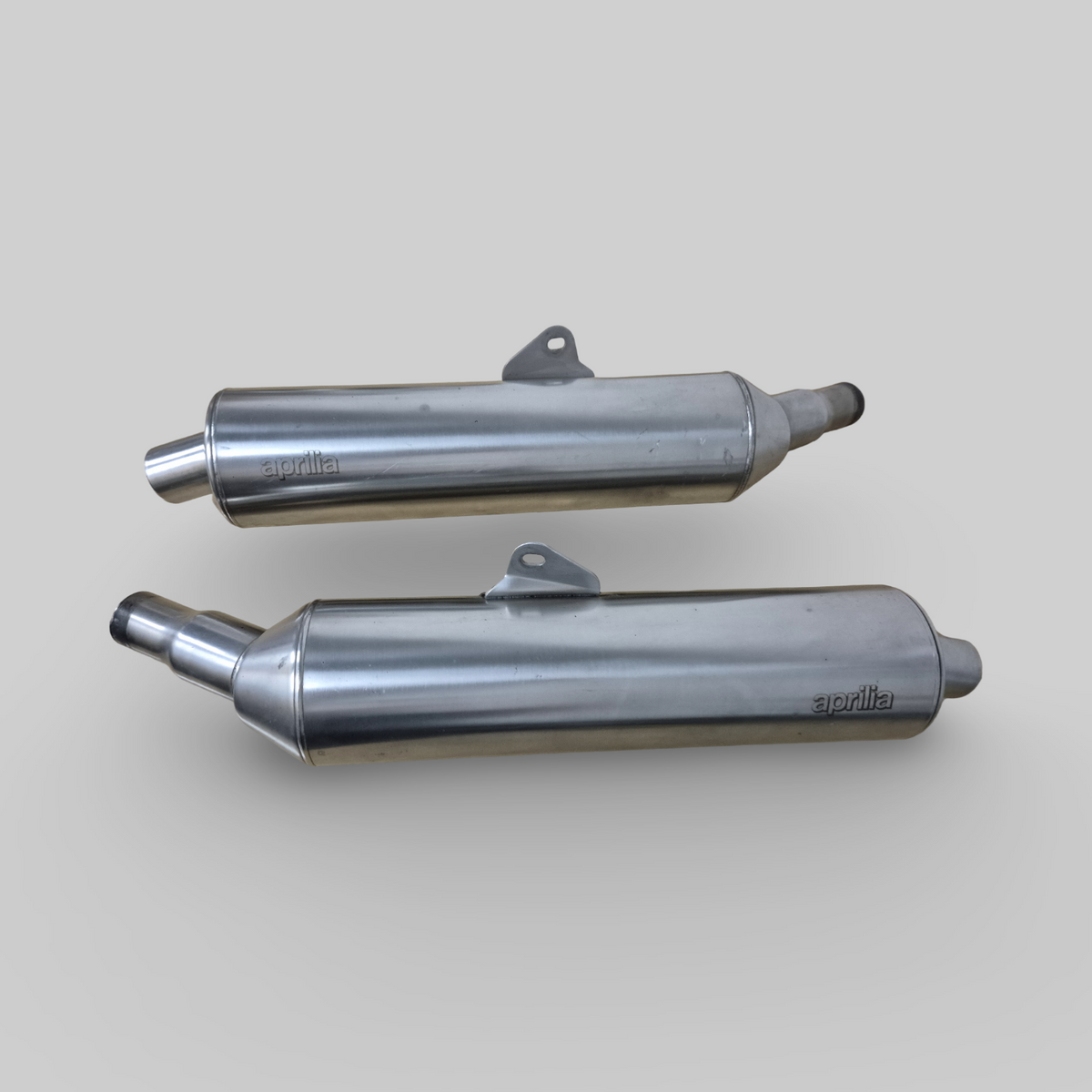 ORIGINAL EXHAUST SILENCER SET AP8119443 AP8119431 Aprilia SL1000 Falco 2000-2003